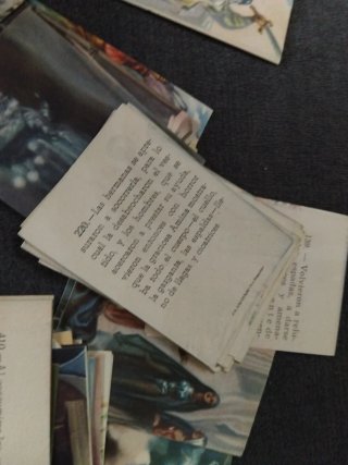 Cromos antiguos de colección