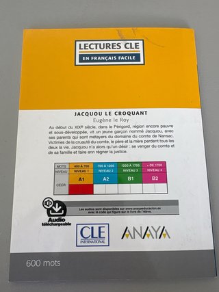 Lectura de frances Jacquou le croquant Nivel A1