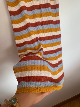 Falda Zara rayas multicolor
