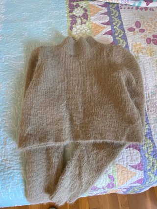 Jersey peludo marrón