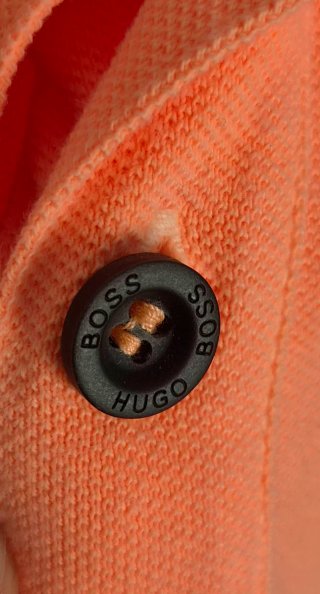 Polo BOSS naranja Slim Fit