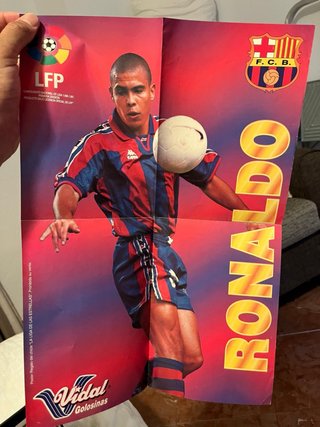 Póster Ronaldo Nazário FC Barcelona 1996/97