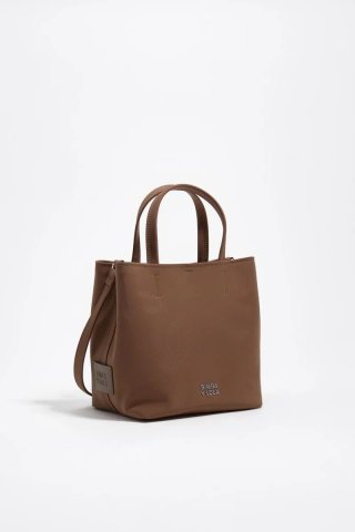 Bolso Bimba y Lola Nylon Mediano Marrón