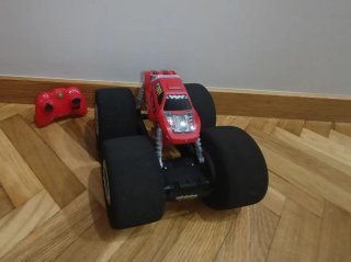 Coche teledirigido Monster Rojo