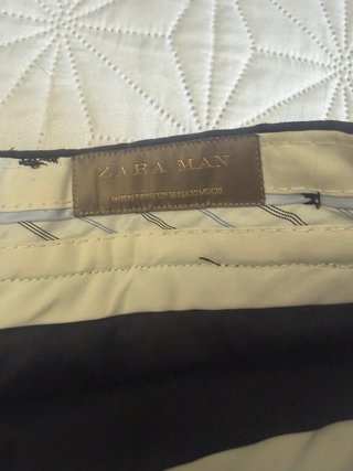 Zara Man Bermudas Negras Talla 38