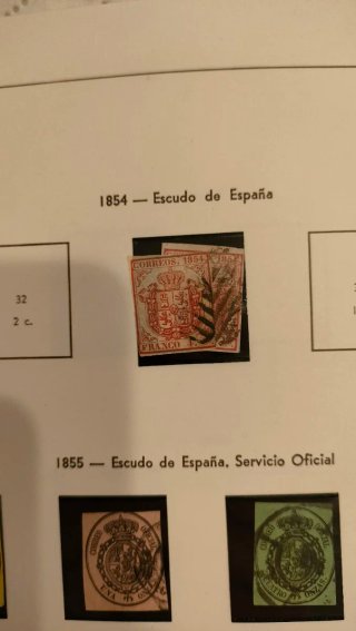 Colección sellos desde  1851 Isabel II a 1995