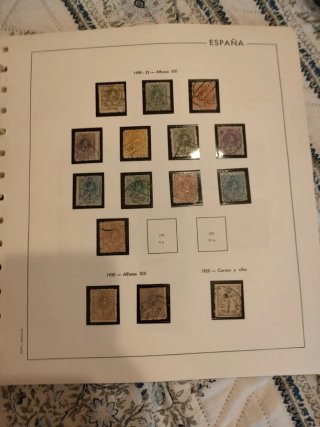 Colección sellos desde  1851 Isabel II a 1995