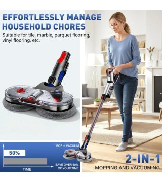Testina Mocio Elettrico per Dyson V7-V15