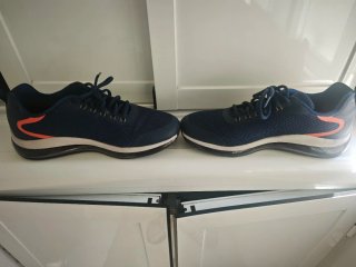 Zapatillas Skechers Azul/Naranja Talla 44