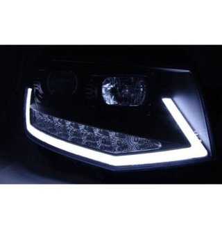 Faros Volkswagen T6 LED Fondo Negro