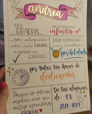 Lámina personalizada pintada a mano