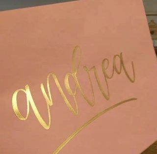 Lámina personalizada pintada a mano