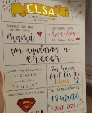 Lámina personalizada pintada a mano