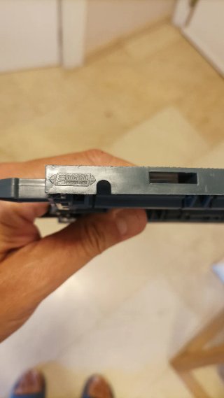 Envío media recta 180 scalextric powerline