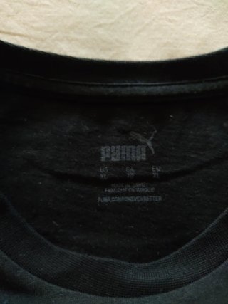 Camiseta Puma Negra Mujer