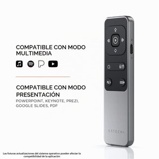 Control remoto multimedia Satechi R2 Bluetooth