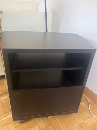 Mueble TV moderno cristal y madera