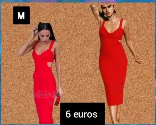 Vestido rojo talla M