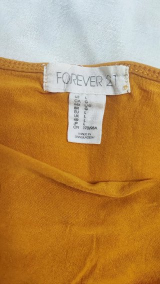 Camiseta tirantes naranja