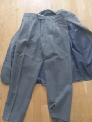 Traje completo gris