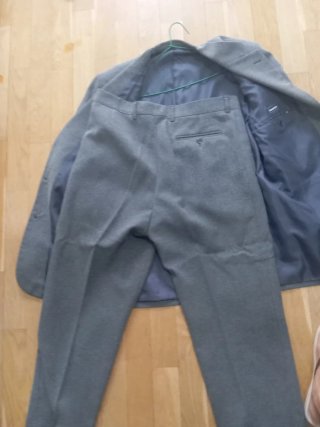 Traje completo gris