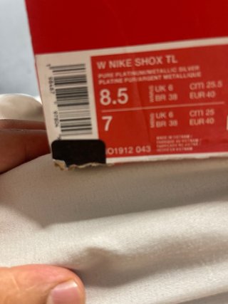 Nike Shox plateadas