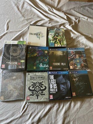 Pack 55 juegos precintados ps1,ps2,ps3,ps4