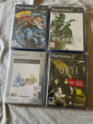Pack 55 juegos precintados ps1,ps2,ps3,ps4