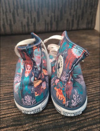 Zapatillas Converse Altas Estampado Marino