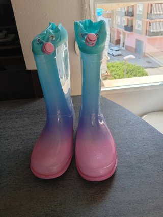 Botas de agua niña Talla.30