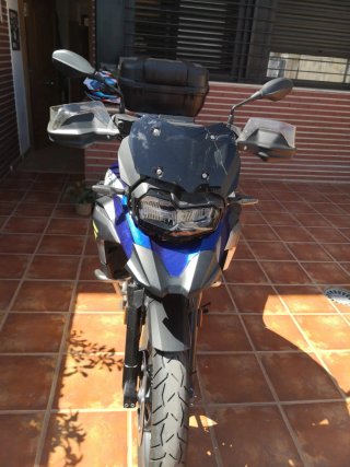 BMW F 750 GS Azul y Plata
