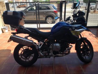 BMW F 750 GS Azul y Plata