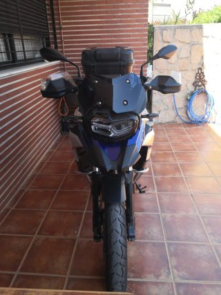 BMW F 750 GS Azul y Plata