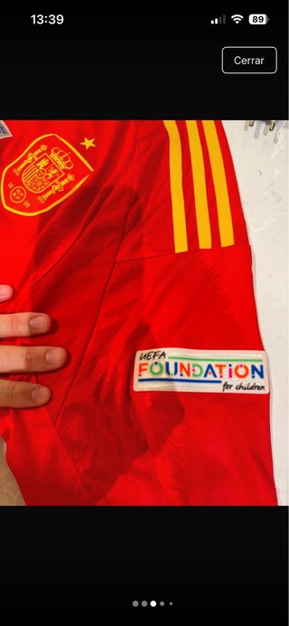 Camiseta España Adidas Roja
