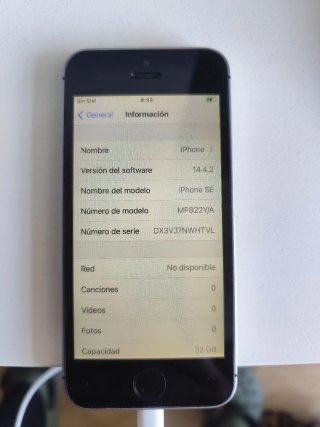 iPhone SE 1ª Gen 32GB Gris Espacial
