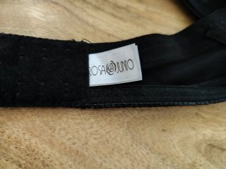 Sujetador negro con encaje