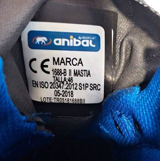 Botas de seguridad Anibal Talla 46