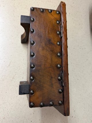 Joyero Madera Mapa Antiguo Tachuelas