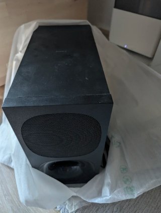 Barra de sonido negra