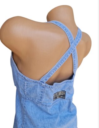 Vestido vaquero vintage Pepe Loaisa Talla L denim