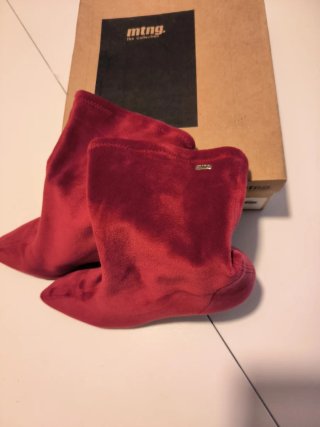 Botines MTNG Rojo Tacon Mujer