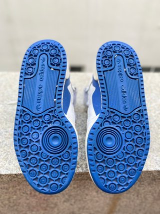 Zapatillas Adidas Forum Mid J Blanco/Azul T 35.5