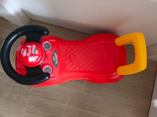 Coche Andador Rojo con Volante