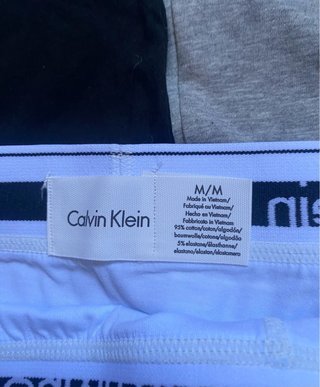 Calvin Klein 3 Pack calzon Cotton Stretch Talla M