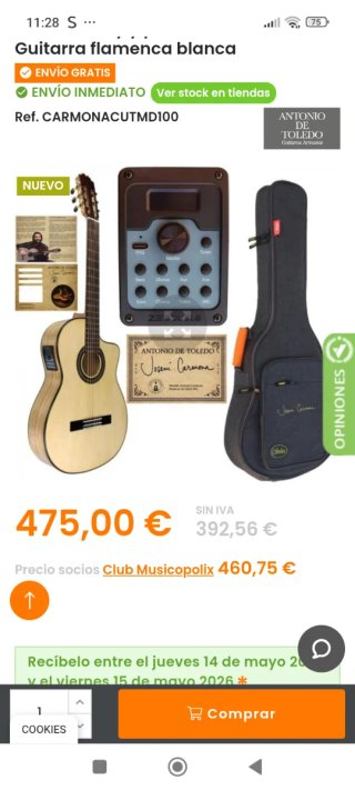Guitarra Antonio de Toledo Josemi Carmona