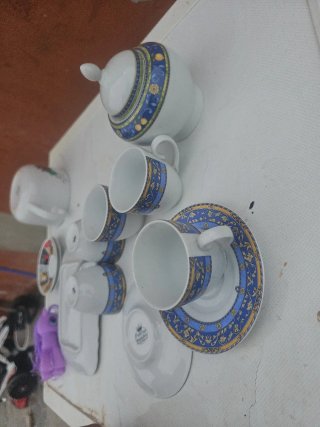 Juego de tazas de porcelana Princess