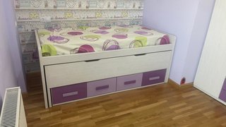 Habitación completa: Armarios y cama nido.