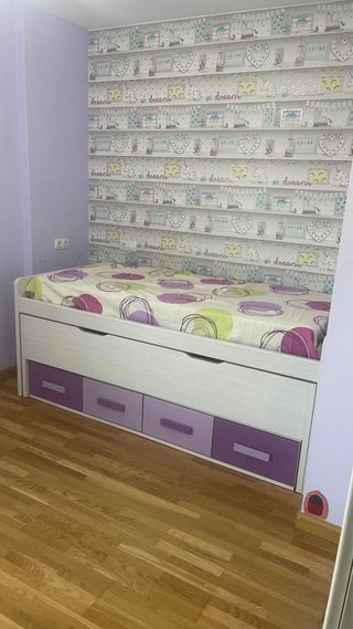 Habitación completa: Armarios y cama nido.
