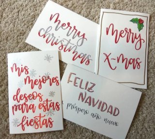 Tarjetas de felicitación personalizadas