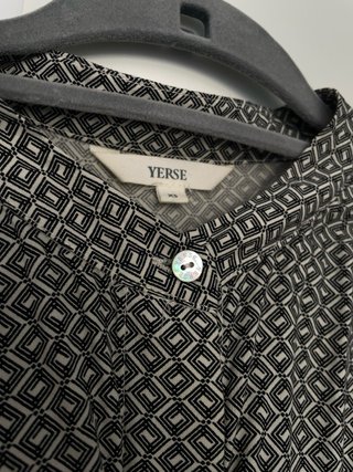 Vestido YERSE estampado geométrico T.XS
